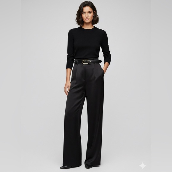 Kate Spade Black Leather Belt with Gold Buckle - Picture 2 of 8